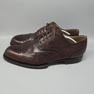 Cole Haan Fiddle Sole Trafton Men's Size 12 Full Brogue Oxford Made In Italy